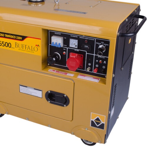 Gerador de energia 6,9 Kva a diesel partida el�trica trif�sico - BFDE 6.500