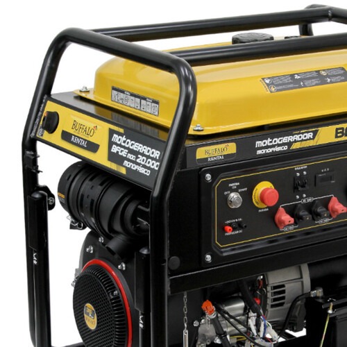 Gerador de energia 19 Kva a gasolina partida el�trica monof�sico - BFGE 20.000 Rental
