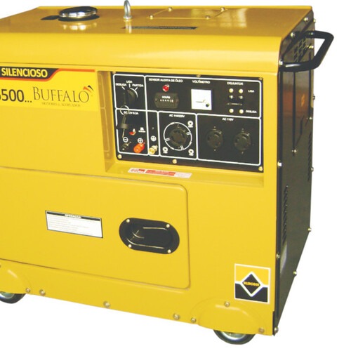 Gerador de energia 5,5 Kva a diesel partida el�trica monof�sico - BFDE 6.500