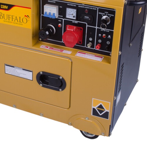 Gerador de energia 6,9 Kva a diesel partida elétrica trifásico - BFDE 6.500 Gerador de energia 6,9 Kva a diesel partida elétrica trifásico - BFDE 6.500