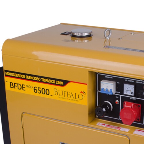 Gerador de energia 6,9 Kva a diesel partida elétrica trifásico - BFDE 6.500 Gerador de energia 6,9 Kva a diesel partida elétrica trifásico - BFDE 6.500