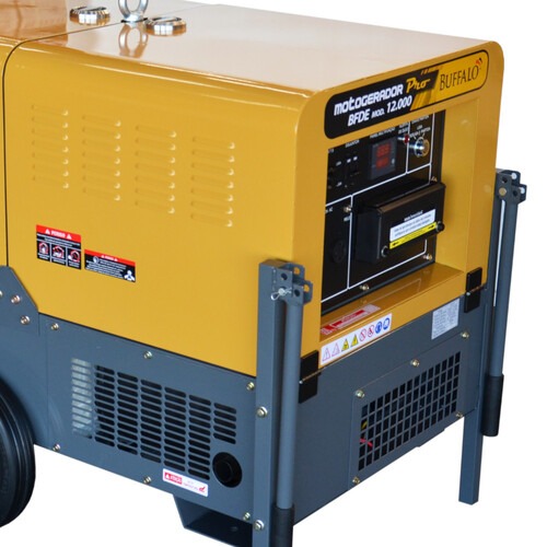 Gerador de energia 12 Kva a diesel cabinado partida el�trica monof�sico - BFDE 12.000
