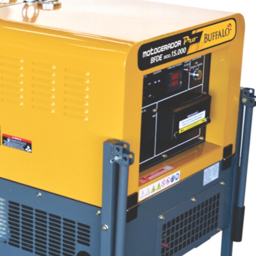 Gerador de energia 15 Kva a diesel cabinado partida elétrica trifásico - BFDE 15.000 Gerador de energia 15 Kva a diesel cabinado partida elétrica trifásico - BFDE 15.000