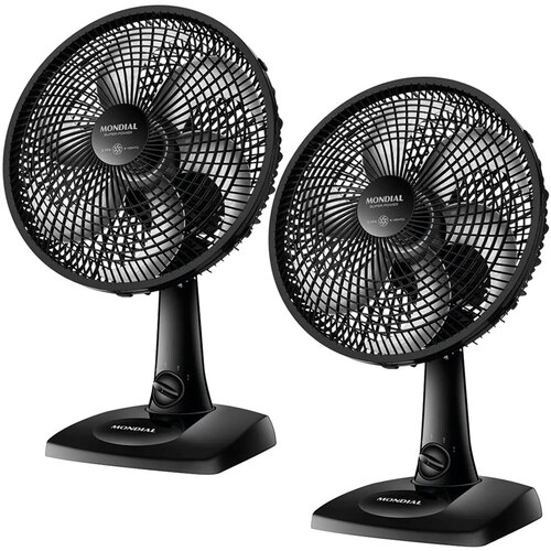 Kit 2 Ventiladores de mesa 30 cm 6 p�s com 3 velocidades - VSP-30-B  220V