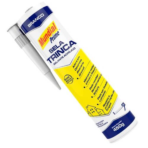 Selador de trincas acrílico branco 450g - PT05000001 Selador de trincas acrílico branco 450g - PT05000001