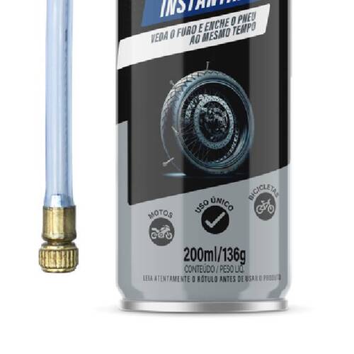 Reparador de pneus para moto com ou sem câmera - AE0400004 Reparador de pneus para moto com ou sem câmera - AE0400004