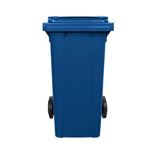 Carrinho coletor de lixo 120 litros sem pedal - 13741