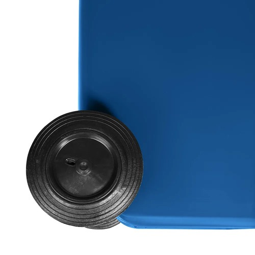 Carrinho coletor de lixo 120 litros sem pedal - 13741