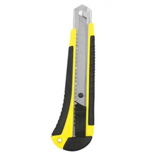 Estilete largo 18 mm com 3 lâminas - BOM-3304 Estilete largo 18 mm com 3 lâminas - BOM-3304