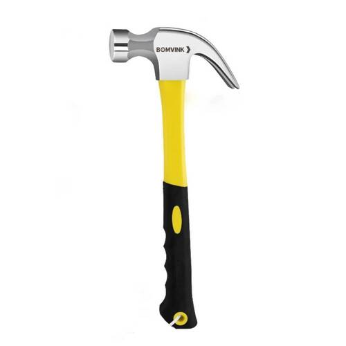 Martelo unha com cabo 30 cm cabo de fibra - BOM-1002