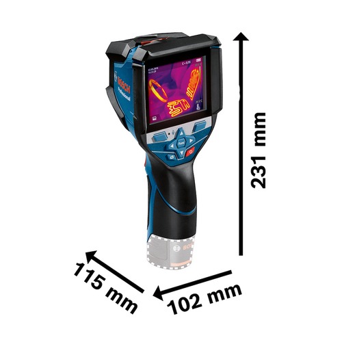 Câmera térmica a bateria 12V 256 x 192 px Sem bateria - GTC 600C Câmera térmica a bateria 12V 256 x 192 px Sem bateria - GTC 600C