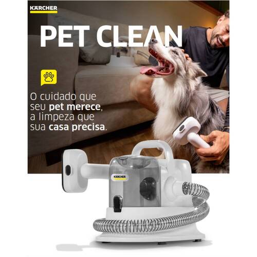 Aspirador de Pelos e Tosador para pets - Pet Clean  110V