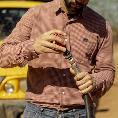 Lavadora alta vazão industrial 3 hp 2400L/H 580 libras com mangueira 10 m - HF 2400 220V Lavadora alta vazão industrial 3 hp 2400L/H 580 libras com mangueira 10 m - HF 2400 220V