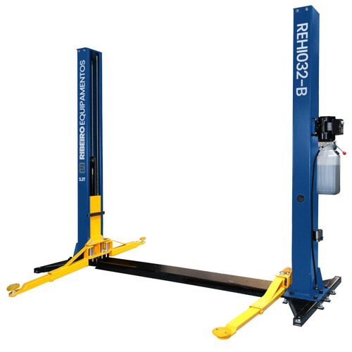 Elevador automotivo 3,2T com base double lock monof�sico azul - REHI032-B  220V