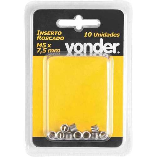 Inserto roscado M5 x 7,5 mm  