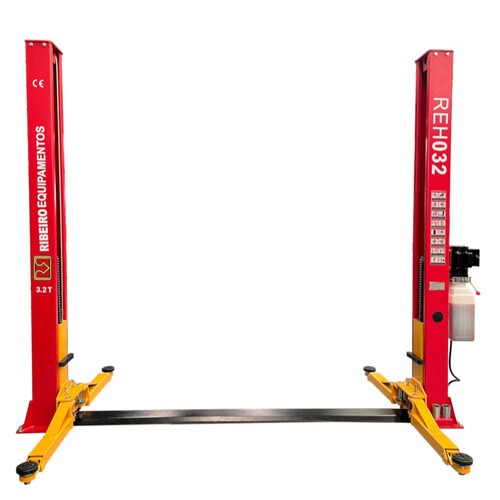 Elevador automotivo 3,2T sem base double lock monof�sico vermelho - REHI032  220V