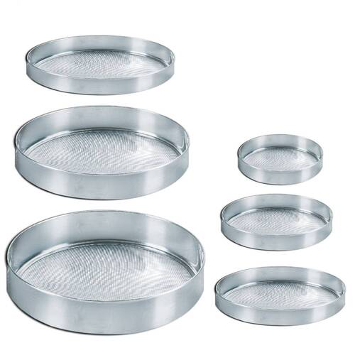 Kit de peneiras em aço inox 13 a 24 cm com 6 peças - BFH1562 Kit de peneiras em aço inox 13 a 24 cm com 6 peças - BFH1562