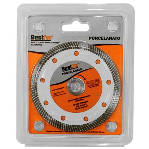 Disco diamantado turbo 105 mm para porcelanato - BFH1861 Disco diamantado turbo 105 mm para porcelanato - BFH1861