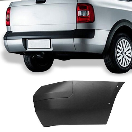 Para-choque Saveiro G5 2009 a 2013 Saveiro G6 2013 a 2016 traseiro direito preto liso - 6481 Para-choque Saveiro G5 2009 a 2013 Saveiro G6 2013 a 2016 traseiro direito preto liso - 6481