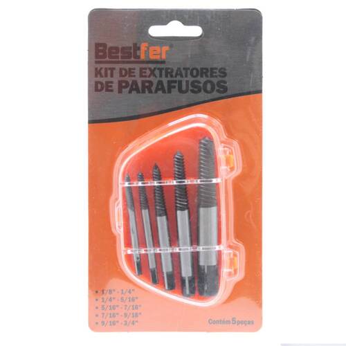 Jogo de extrator de parafuso 1,8