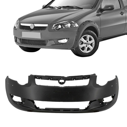 Para-choque Strada Trekking 2012 a 2013 Palio Trekking 2012 a 2016 dianteiro preto liso - 3462 Para-choque Strada Trekking 2012 a 2013 Palio Trekking 2012 a 2016 dianteiro preto liso - 3462