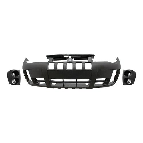 Para-choque Strada Trekking Restyling 2 2005 a 2012 dianteiro preto com moldura de farol - 3487K Para-choque Strada Trekking Restyling 2 2005 a 2012 dianteiro preto com moldura de farol - 3487K