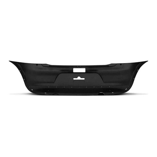 Para-choque Crossfox 2005 a 2007 traseiro preto texturizado - 6437