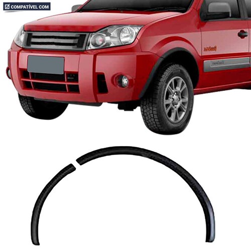 Moldura para Roda Ecosport 2003 a 2012 dianteiro conjunto preto - 2909 Moldura para Roda Ecosport 2003 a 2012 dianteiro conjunto preto - 2909