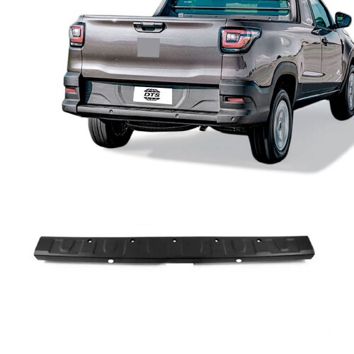 Para-choque Strada Endurence Freedon Volcano 2020 a 2021 traseiro central preto com furo para sensor - 3488