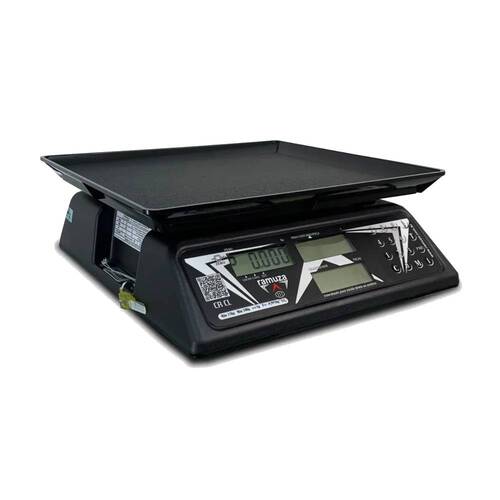 Balança digital contadora a bateria display LCD preta 30kg x 10g - CRB CL 110V/220V Balança digital contadora a bateria display LCD preta 30kg x 10g - CRB CL 110V/220V