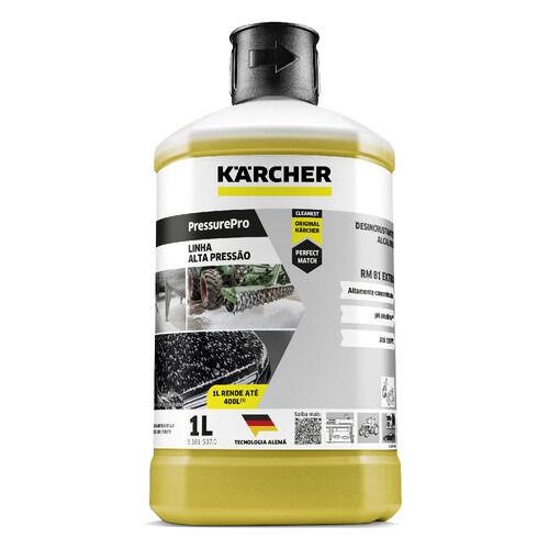 Detergente desincrustante profissional ultra concentrado 1 Litro - PressurePro RM 81 Detergente desincrustante profissional ultra concentrado 1 Litro - PressurePro RM 81