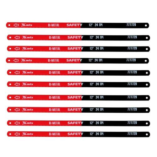 Kit 10 Lâminas de serra manual rígida 12 Kit 10 Lâminas de serra manual rígida 12