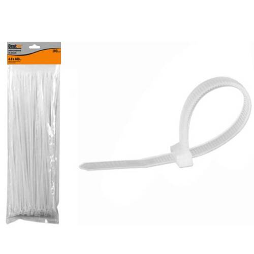 Abraçadeira de nylon 4,8 mm x 40 cm 100 peças - BFH1635 Abraçadeira de nylon 4,8 mm x 40 cm 100 peças - BFH1635