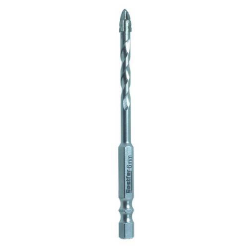 Broca excêntrica borda serrilhada com ponta cruzada 6 mm - BFH3511 Broca excêntrica borda serrilhada com ponta cruzada 6 mm - BFH3511
