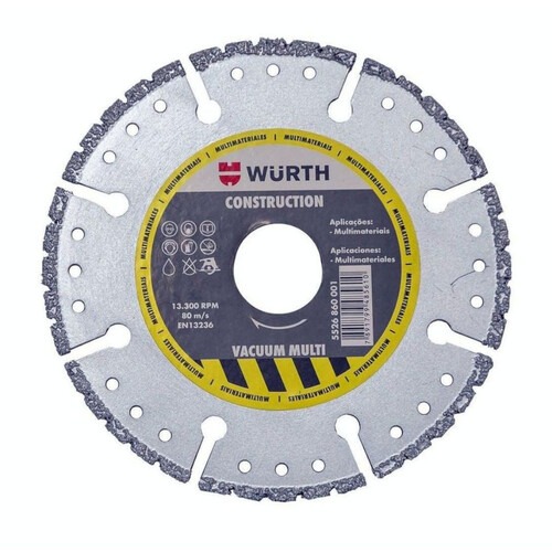 Disco diamantado segmentado 115 mm multimaterial - Construction Disco diamantado segmentado 115 mm multimaterial - Construction