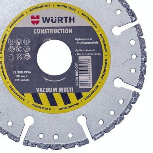Disco diamantado segmentado 115 mm multimaterial - Construction Disco diamantado segmentado 115 mm multimaterial - Construction