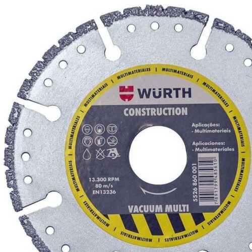 Disco diamantado segmentado 115 mm multimaterial - Construction Disco diamantado segmentado 115 mm multimaterial - Construction