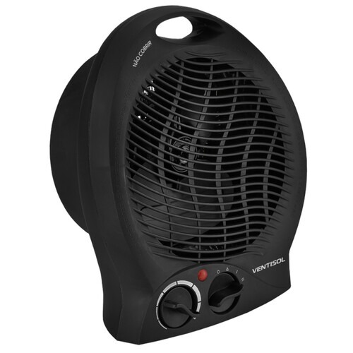 Aquecedor elétrico 2000W 3 em 1 com termo ventilador - A1 220V Aquecedor elétrico 2000W 3 em 1 com termo ventilador - A1 220V