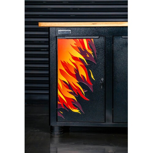 Bancada fechada com 3 portas FIRE - RLL-203