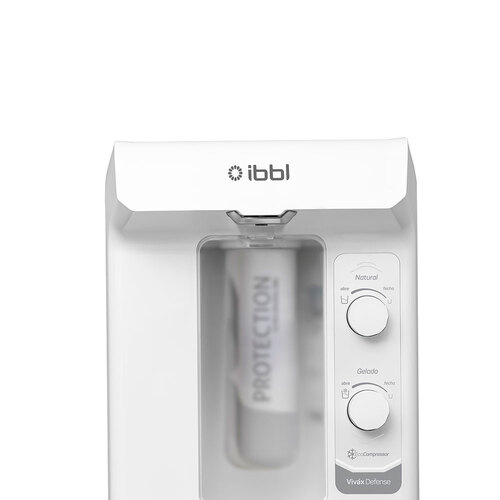 Purificador de �gua natural e gelada com compressor Branco - Viv�x Defense  220V