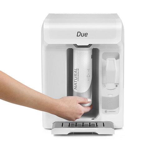 Purificador de �gua natural e gelada eletr�nico Branco - Due Electronic  110V/220V