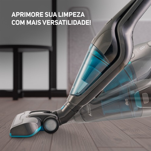 Aspirador de p� vertical a bateria 14,4V com ilumina��o Led - Eco R�pido  110V/220V