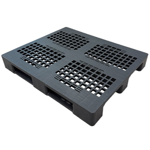 Pallet de pl�stico vazado 1 x 1,2 metros - 03 Runners