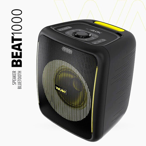 Caixa de som port�til 70W RMS Bluetooth Entrada P10 com Led  - BEAT 1000