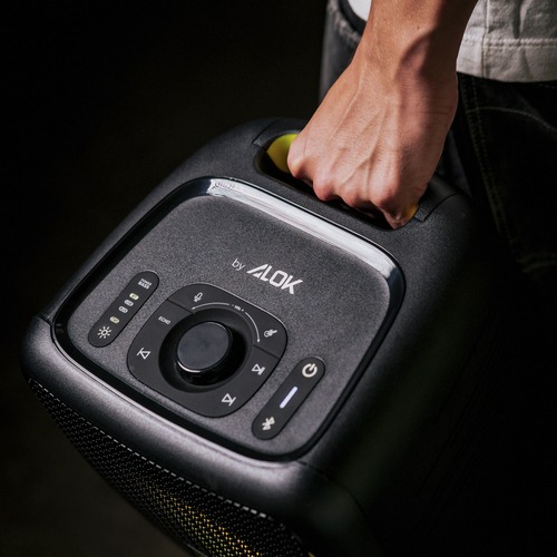 Caixa de som port�til 70W RMS Bluetooth Entrada P10 com Led  - BEAT 1000