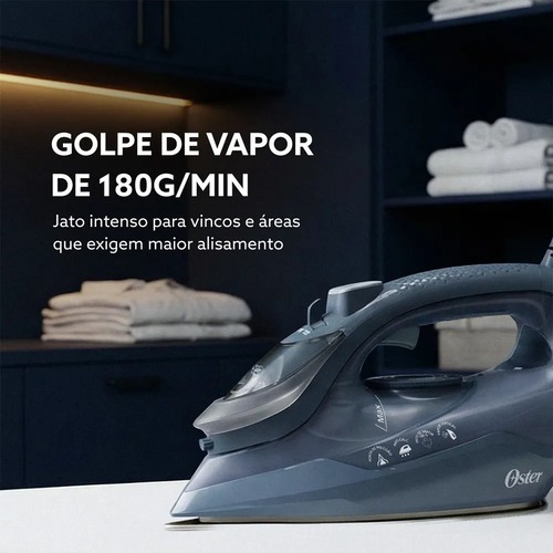 Ferro de passar a vapor 1600W Aeroceramic com vapor vertical - GCSTAC7002  110V