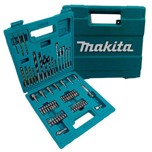 Jogo de brocas bits e soquetes 60 pe�as com maleta - E-11829