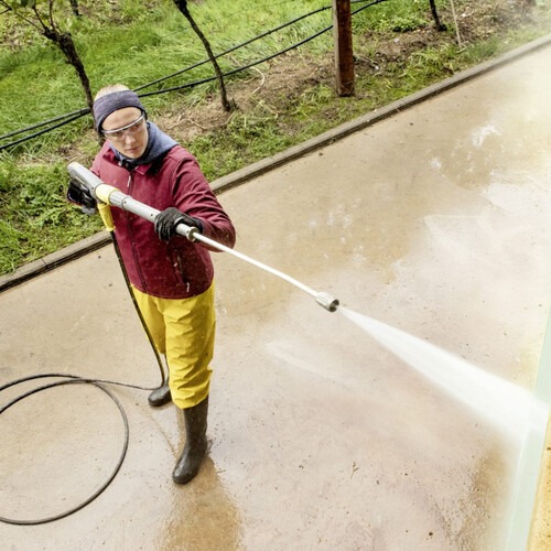 Lavadora de alta press�o 3625 libras com motor de 4 polos trif�sico 220V - HD 10/25-4 Super