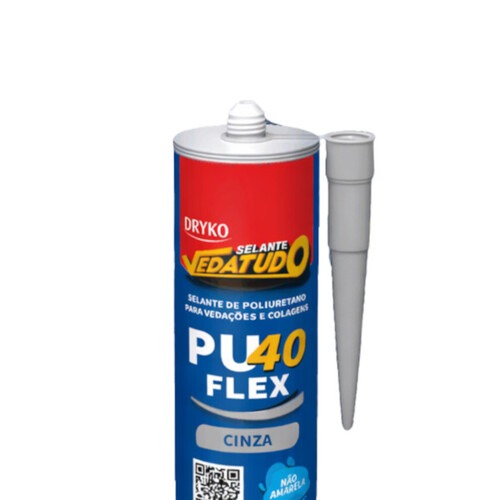 Adesivo selante PU cartucho 360g PU 40 FLEX - Vedatudo