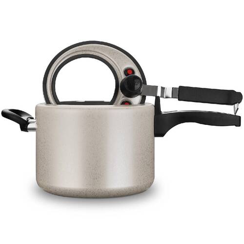 Panela de press�o 4,5 litros com visor baunilha - 1278